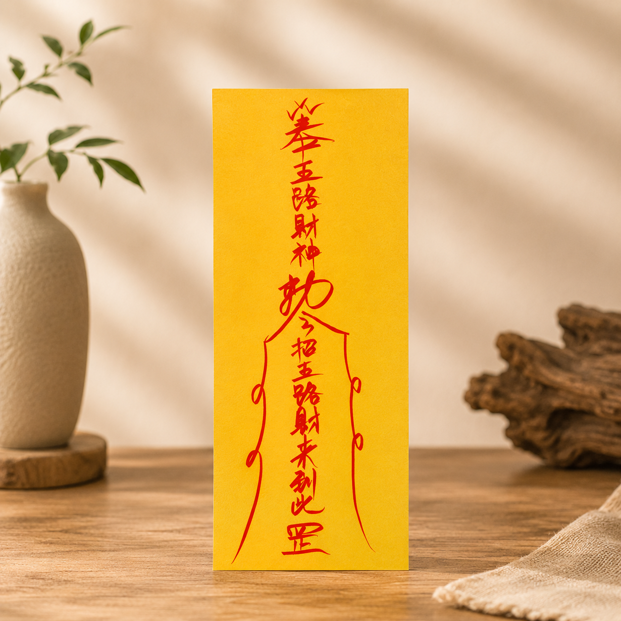 taoist wealth fulu digital download spiritual artwork